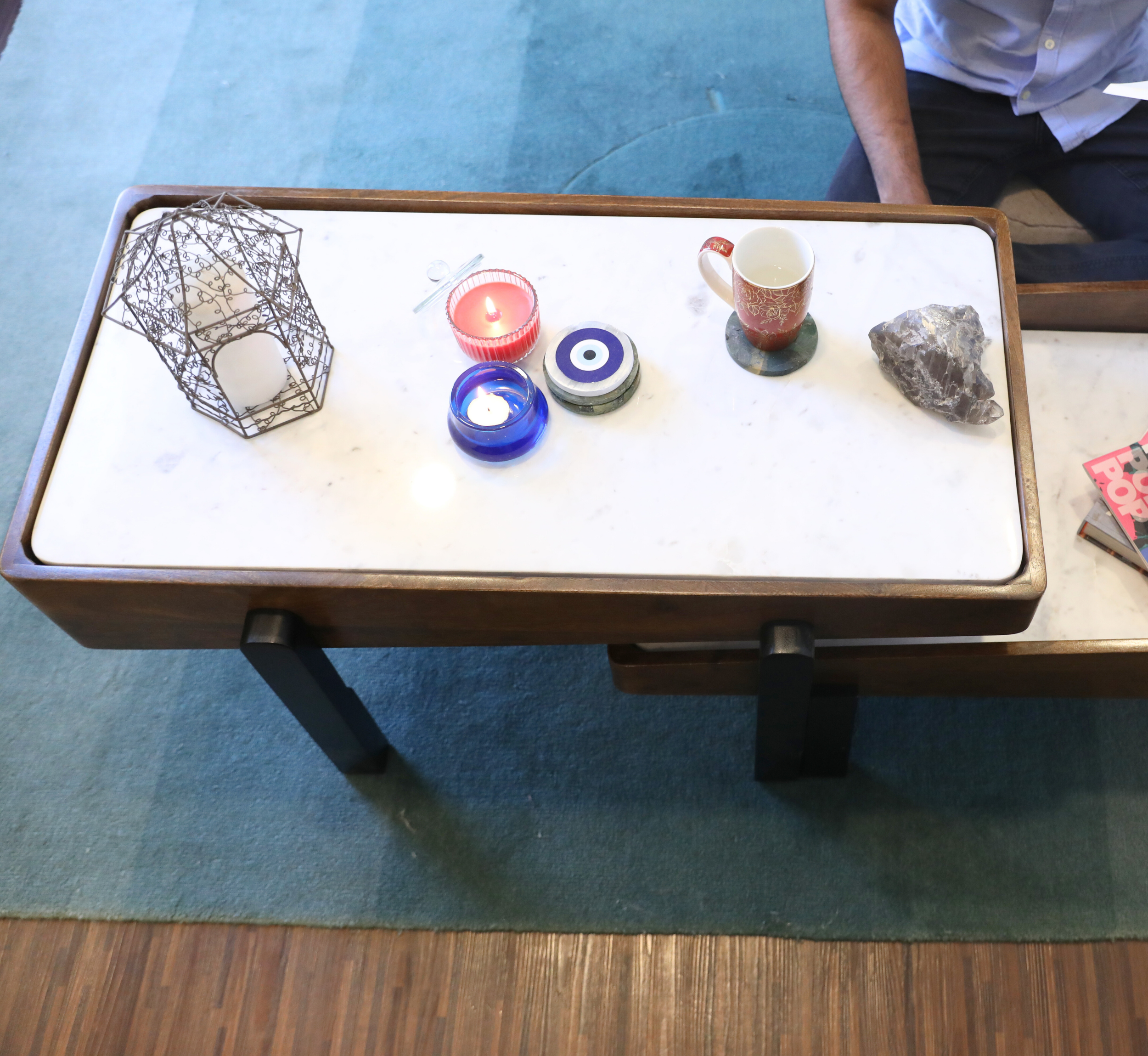 Panache Wooden Nesting Centre Tables