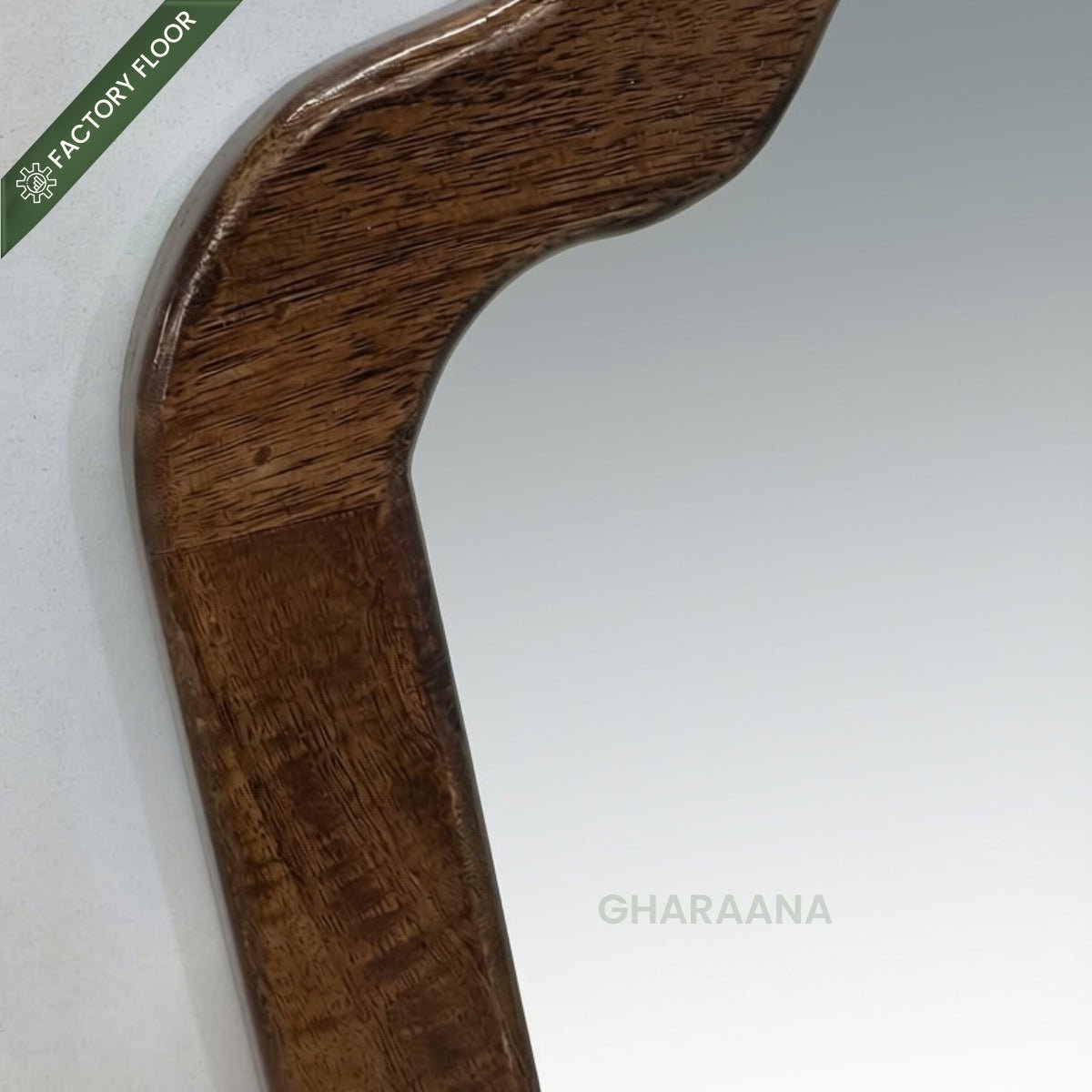 Pedro 40" Wooden Wall Mirror - Mirrors - Gharaana