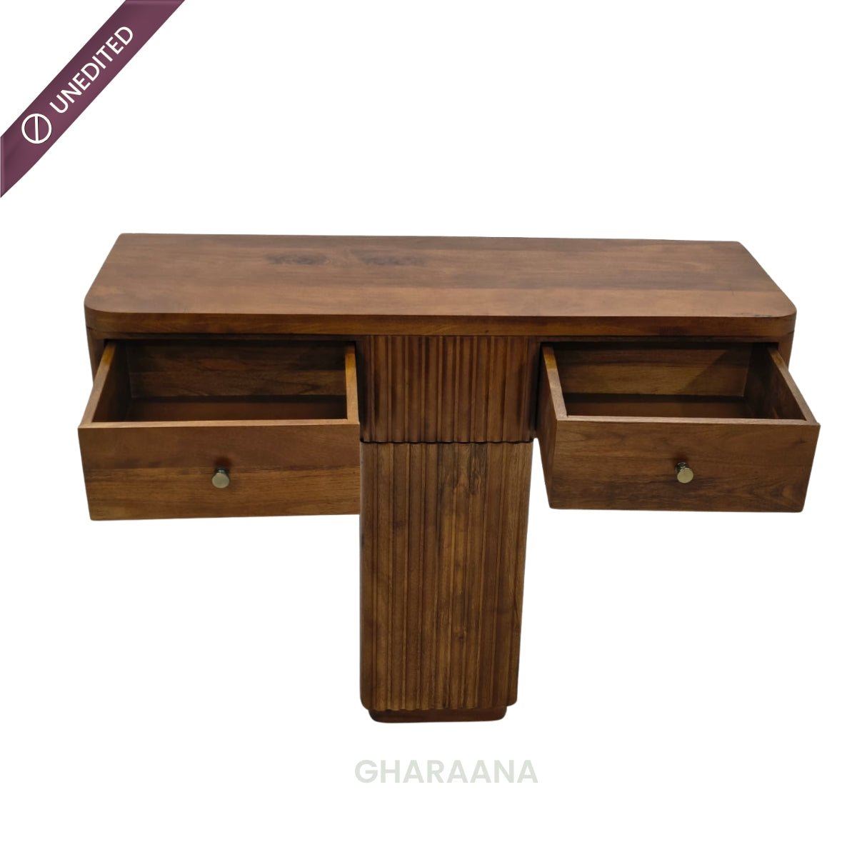 Mehr Wooden Console Table - Console Tables - Gharaana