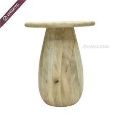 Akira Wooden Side Table - Side Tables - Gharaana