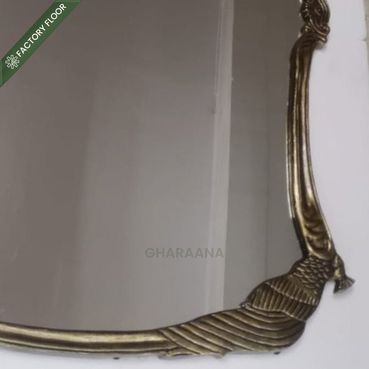 Imbibe Hand-casted Wall Mirror - Mirrors - Gharaana