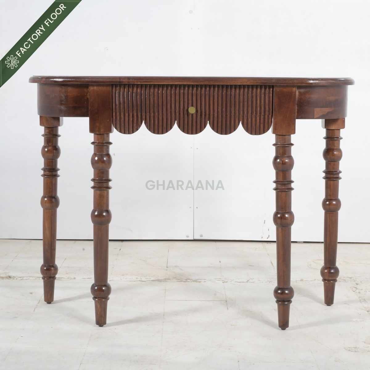 Sama Wooden Console Table - Console Tables - Gharaana