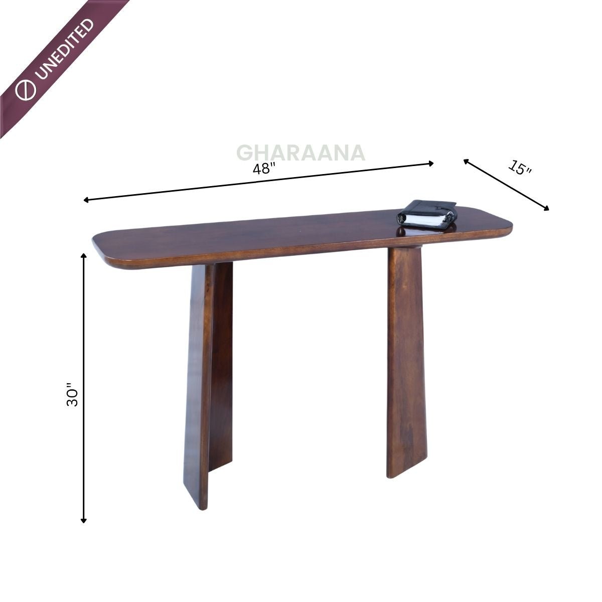 Vianaar Wooden Console Table - Console Tables - Gharaana