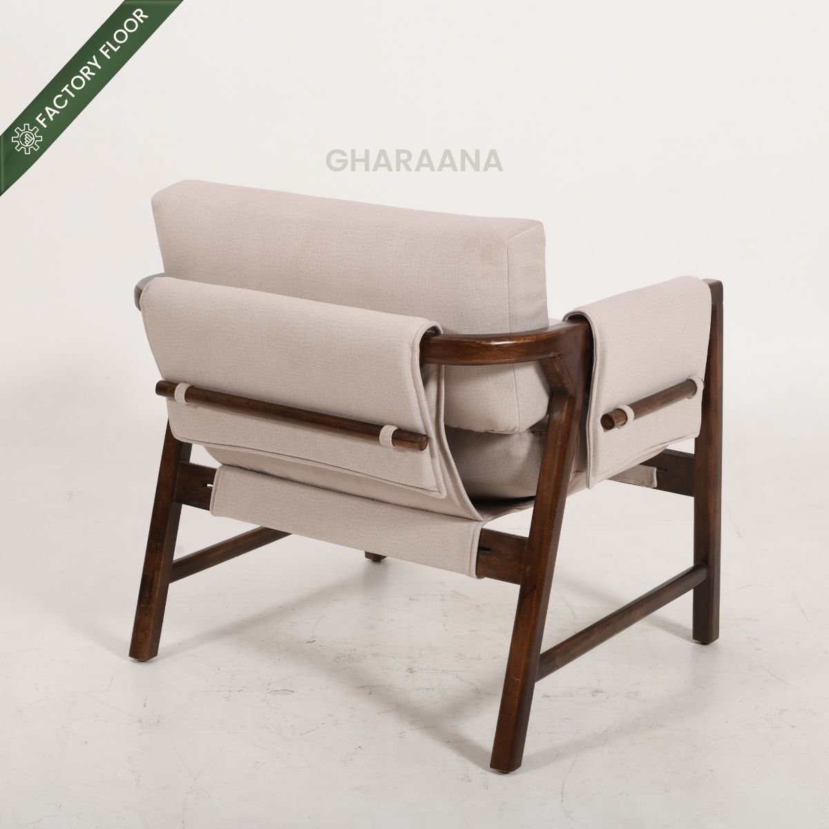 Kram Armchair with Eve Side Table Combo - Armchairs - Gharaana