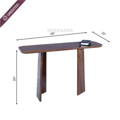 Vianaar Wooden Console Table - Console Tables - Gharaana