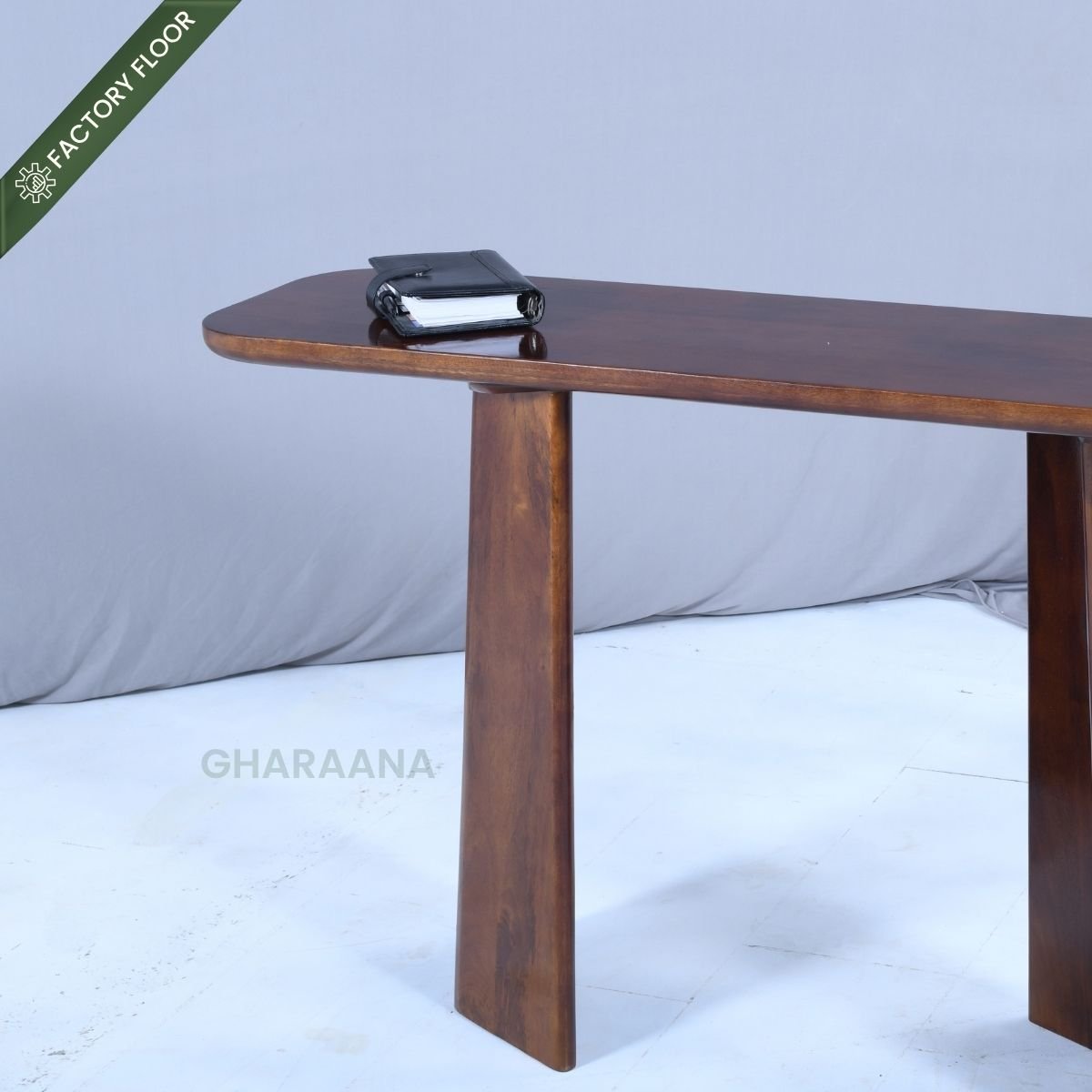 Vianaar Wooden Console Table - Console Tables - Gharaana