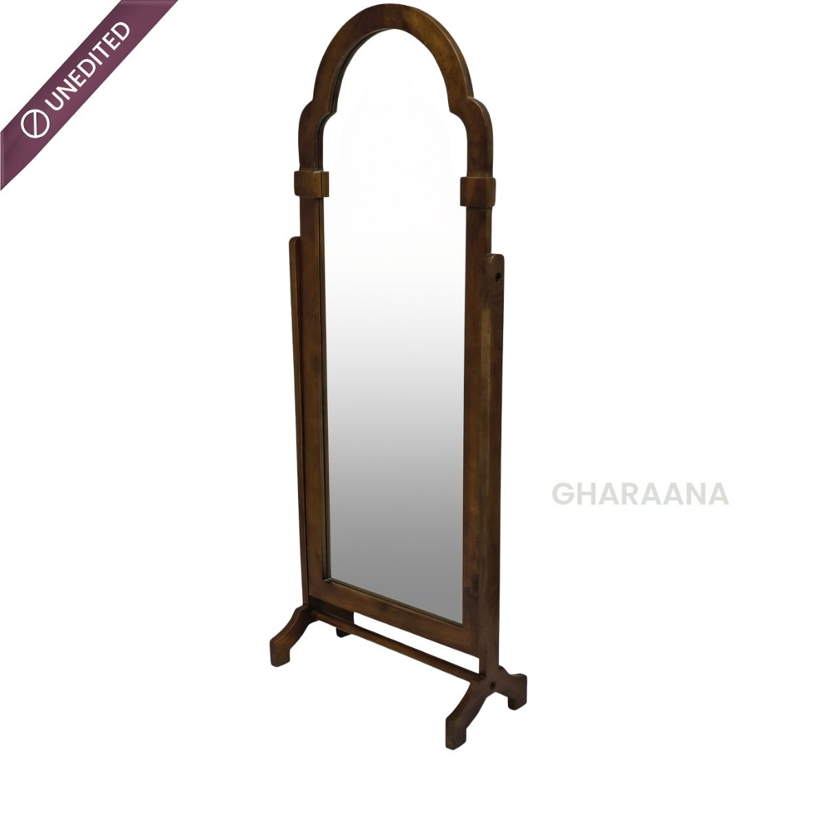 Jharokha Wooden Full-Length Cheval Mirror - Mirrors - Gharaana