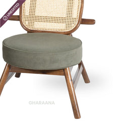 Abby Armchairs with Saaya Side Table Combo (Set of 3) - Armchairs - Gharaana