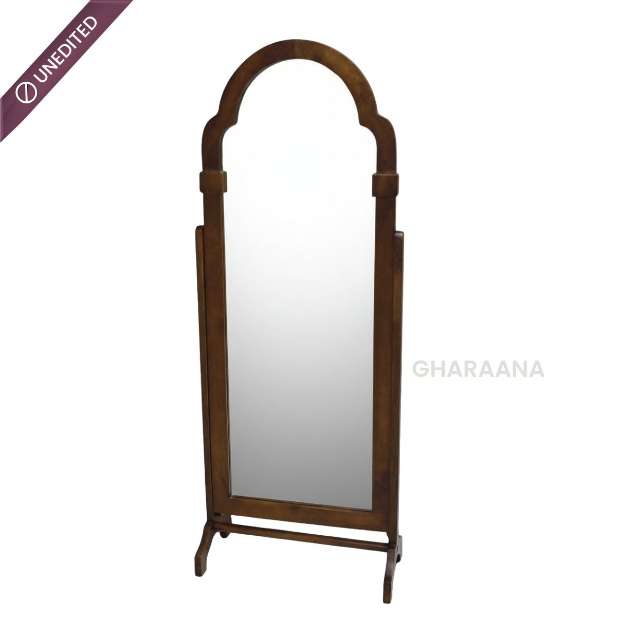Jharokha Wooden Full-Length Cheval Mirror - Mirrors - Gharaana