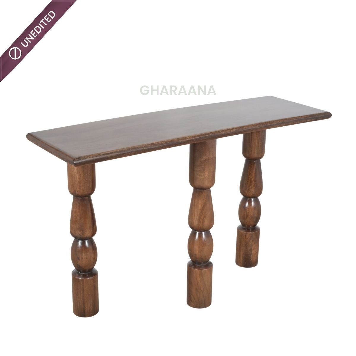 Ohm Wooden Console Table - Console Tables - Gharaana