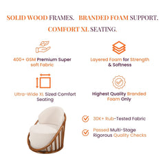 Sloan Plush Armchair - Armchairs - Gharaana