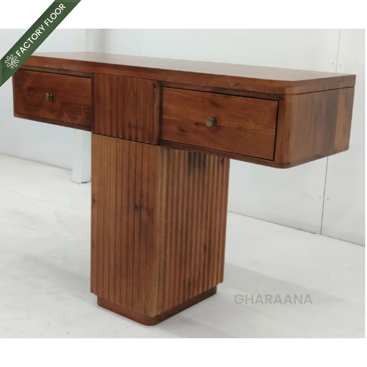 Mehr Wooden Console Table - Console Tables - Gharaana
