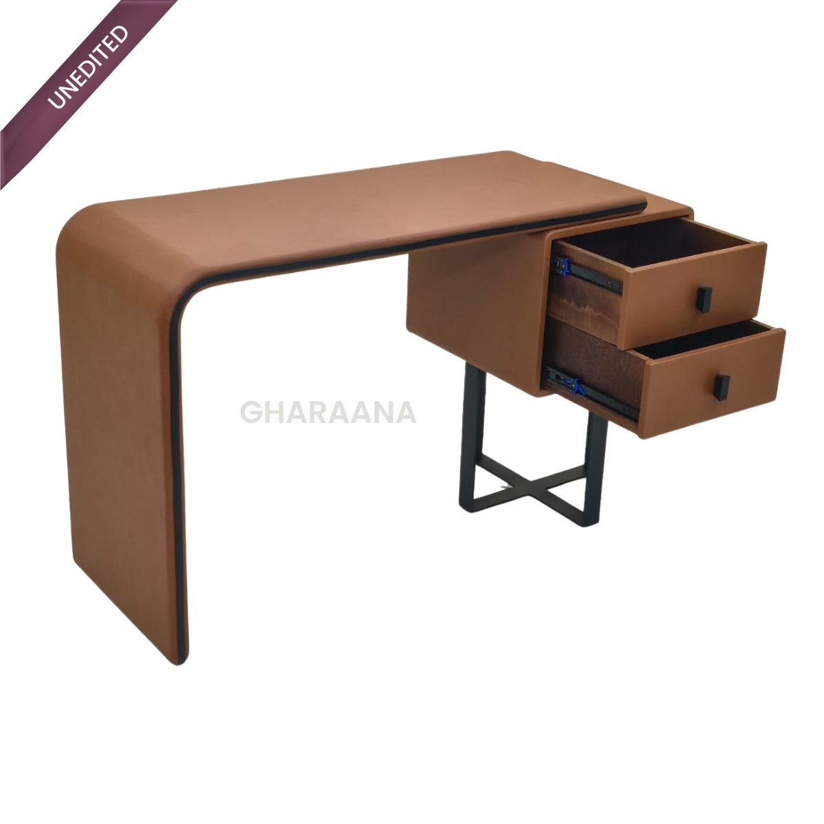 Sia Wooden Home Office Desk - Office Desk - Gharaana