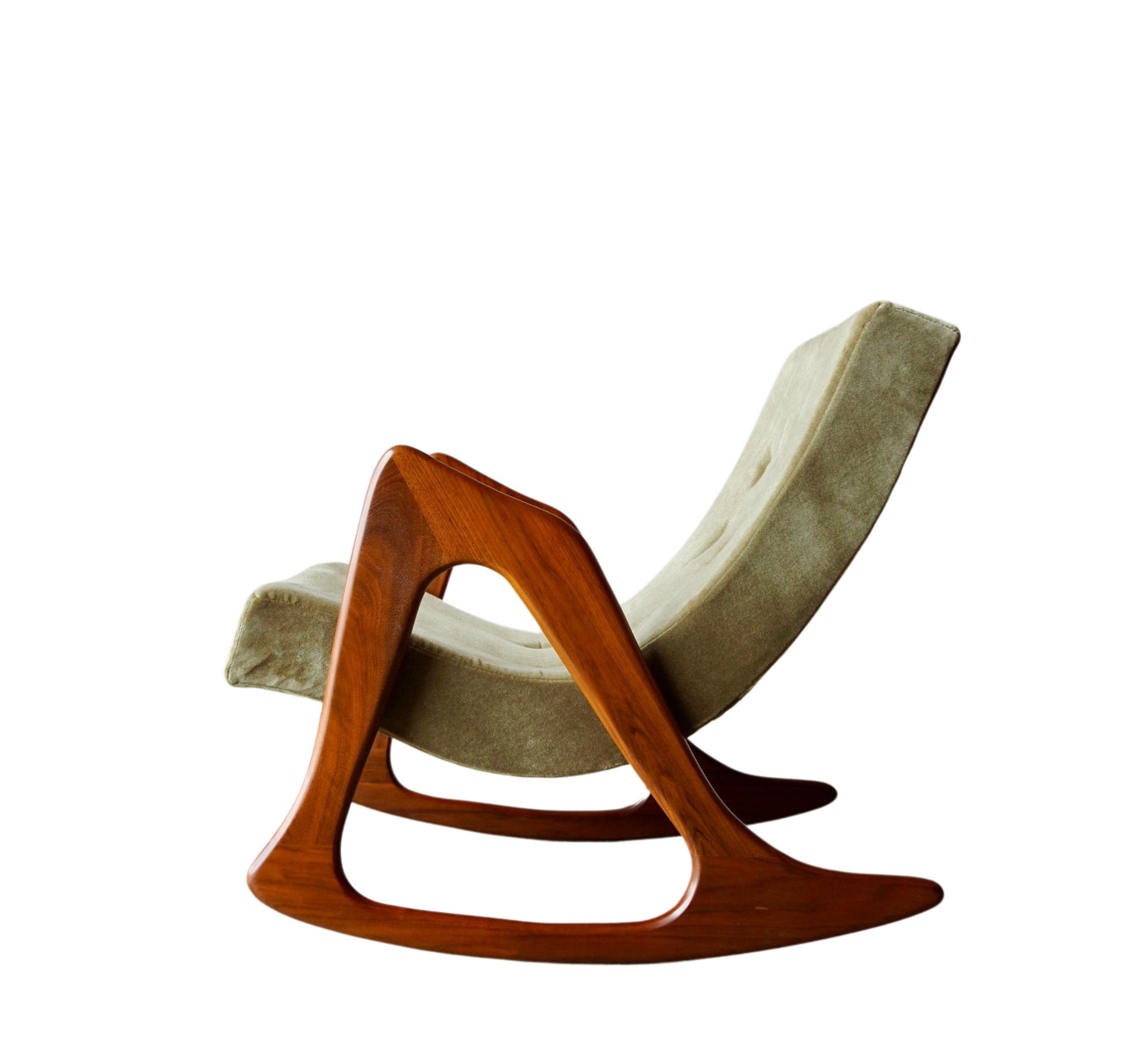 Fiona Suede Rocking Chair