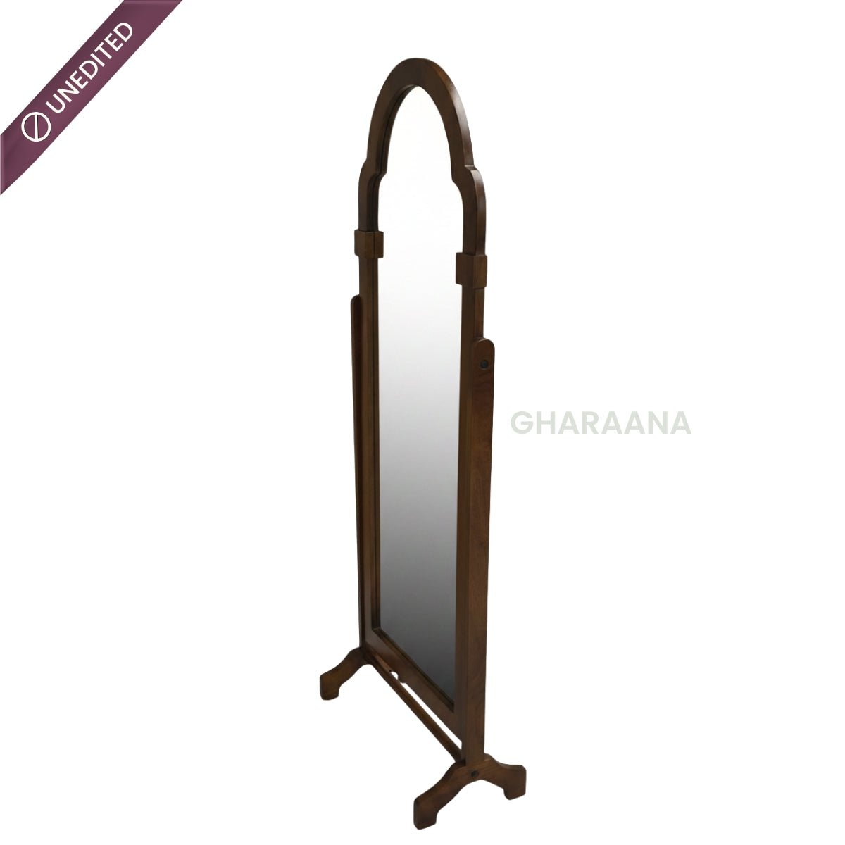 Jharokha Wooden Full-Length Cheval Mirror - Mirrors - Gharaana