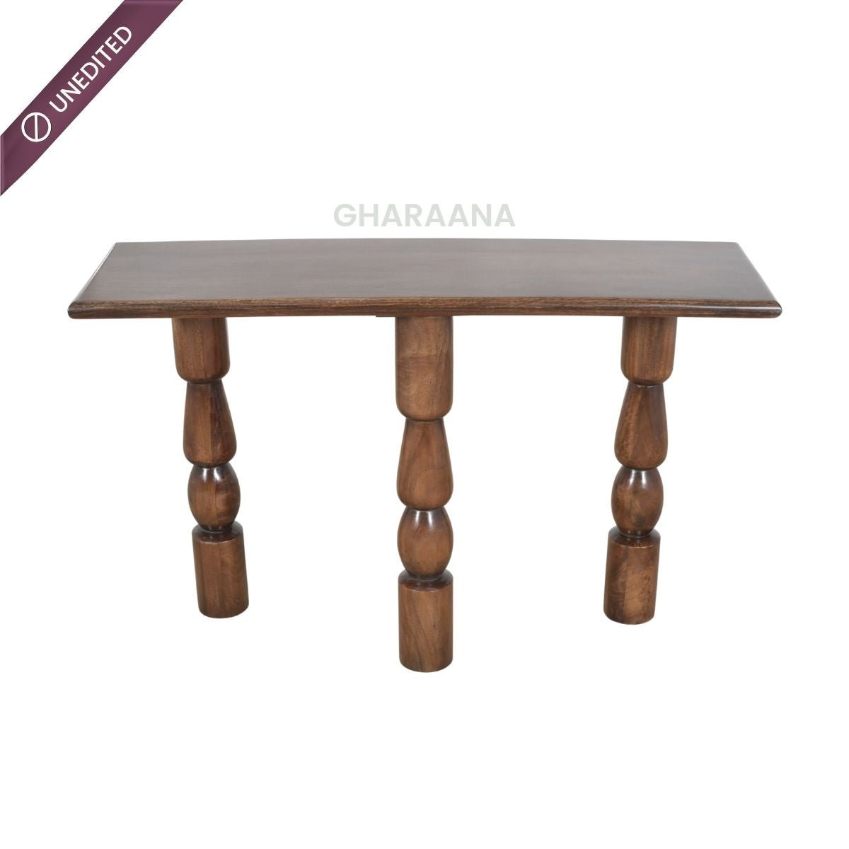 Ohm Wooden Console Table - Console Tables - Gharaana