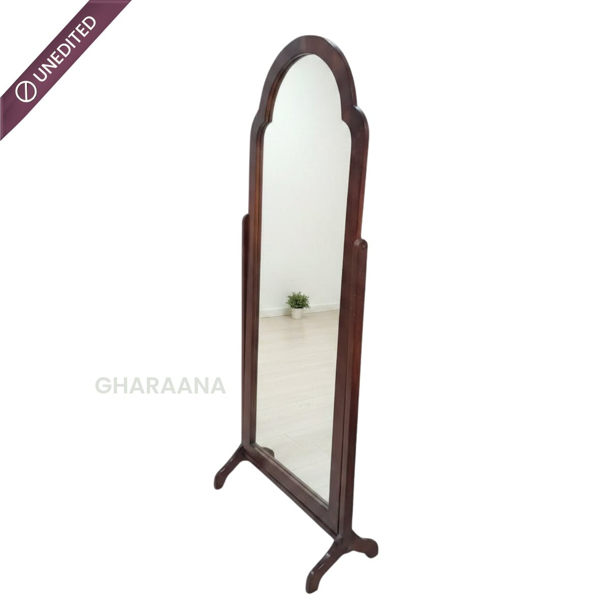 Jharokha Wooden Full-Length Cheval Mirror - Mirrors - Gharaana
