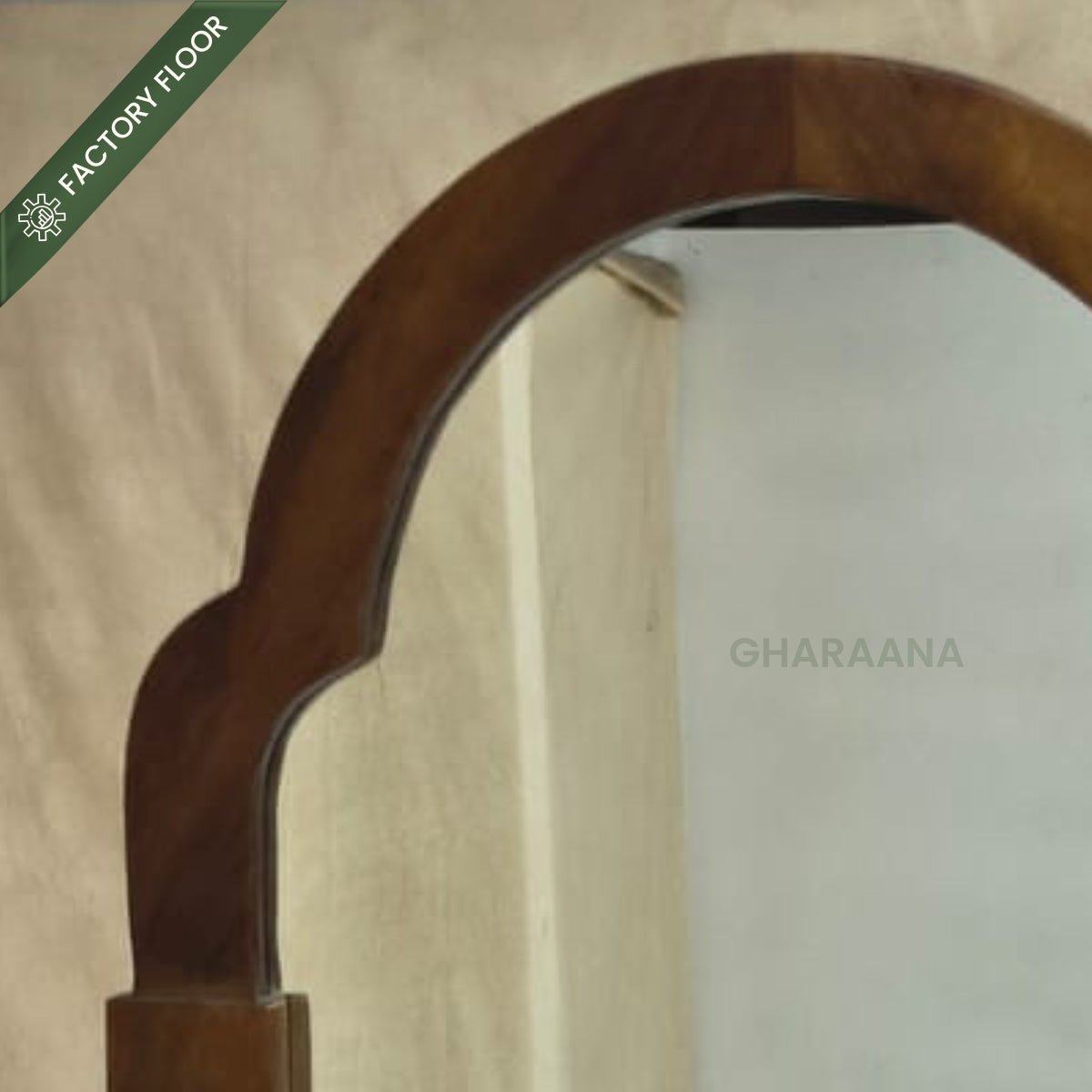 Jharokha Wooden Full-Length Cheval Mirror - Mirrors - Gharaana