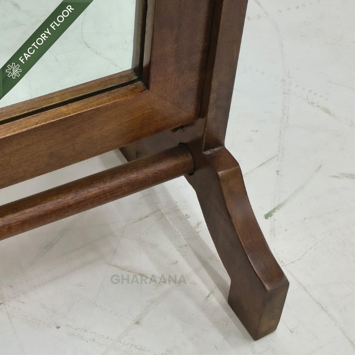 Jharokha Wooden Full-Length Cheval Mirror - Mirrors - Gharaana
