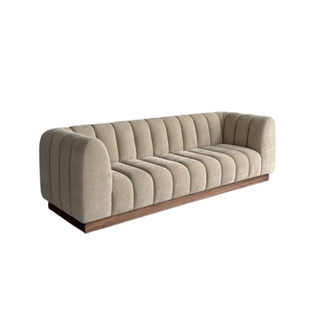 Willow Wooden Upholstered Sofa