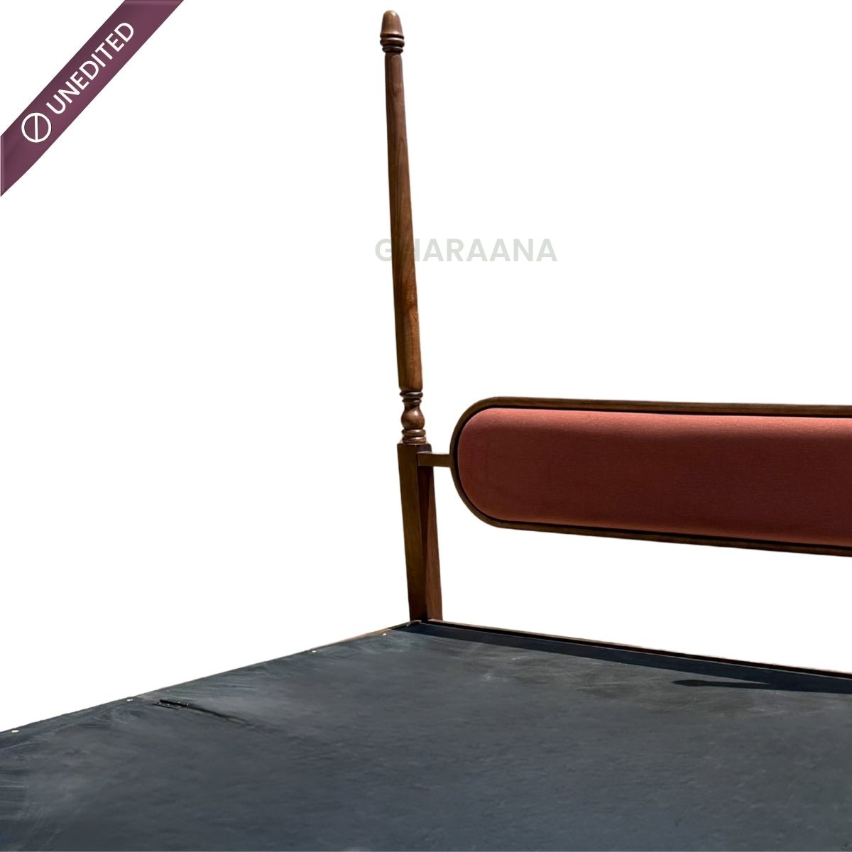 Aqua 100% Solid Wood Bed - Beds - Gharaana