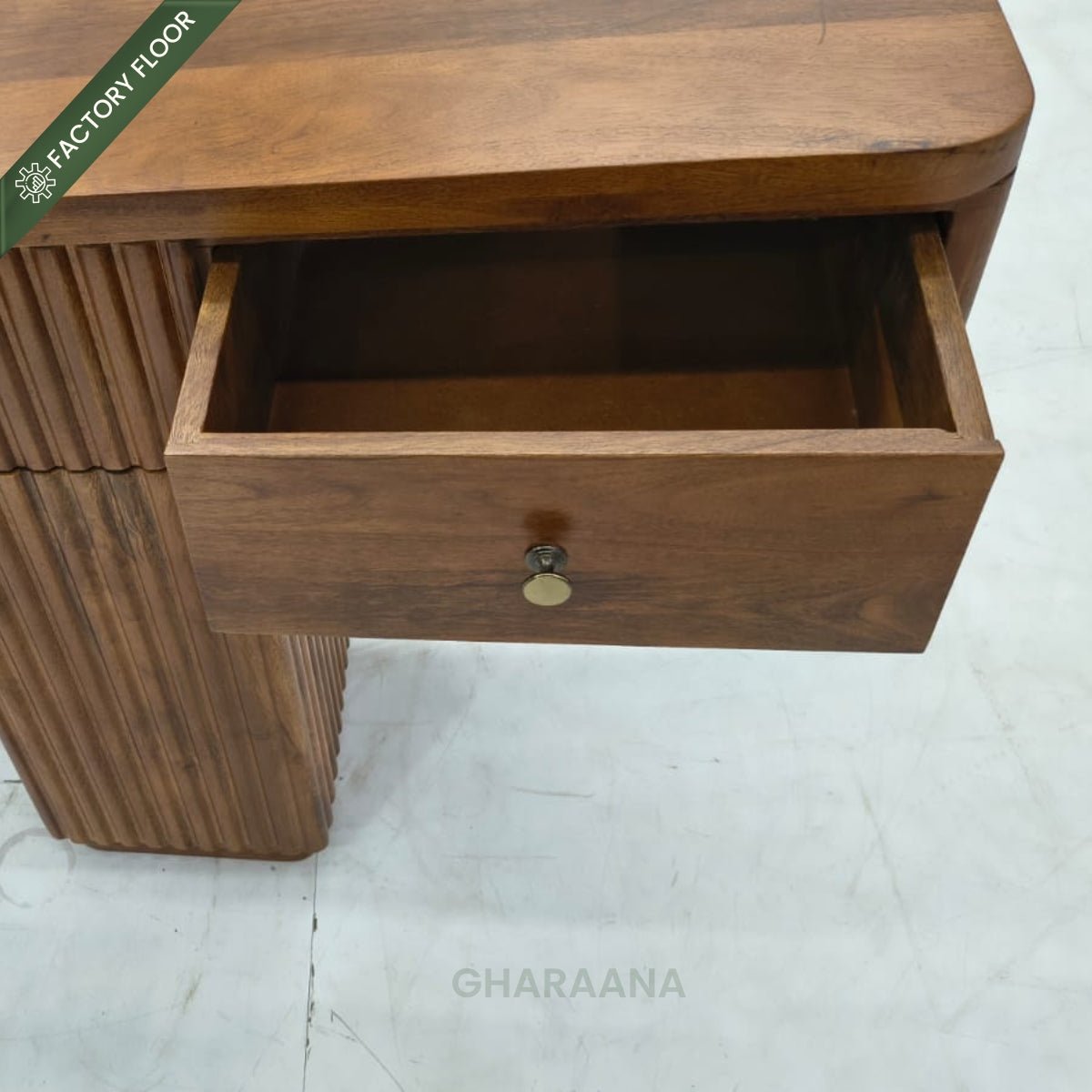 Mehr Wooden Console Table - Console Tables - Gharaana