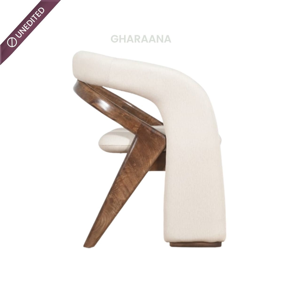 Ramya Armchairs with Dove Side Table Combo (Set of 3) - Armchairs - Gharaana