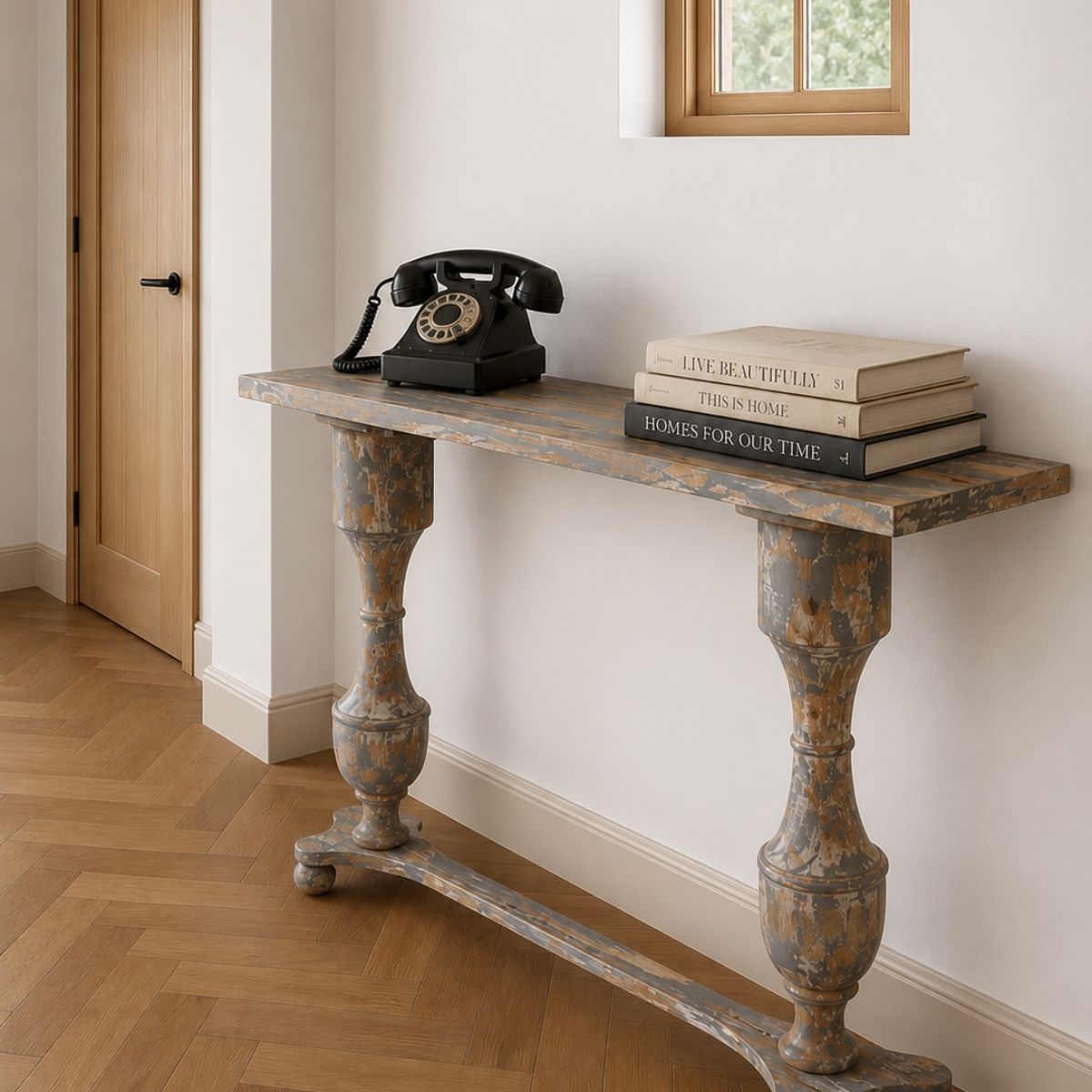 Ser Wooden Console Table - Console Tables - Gharaana