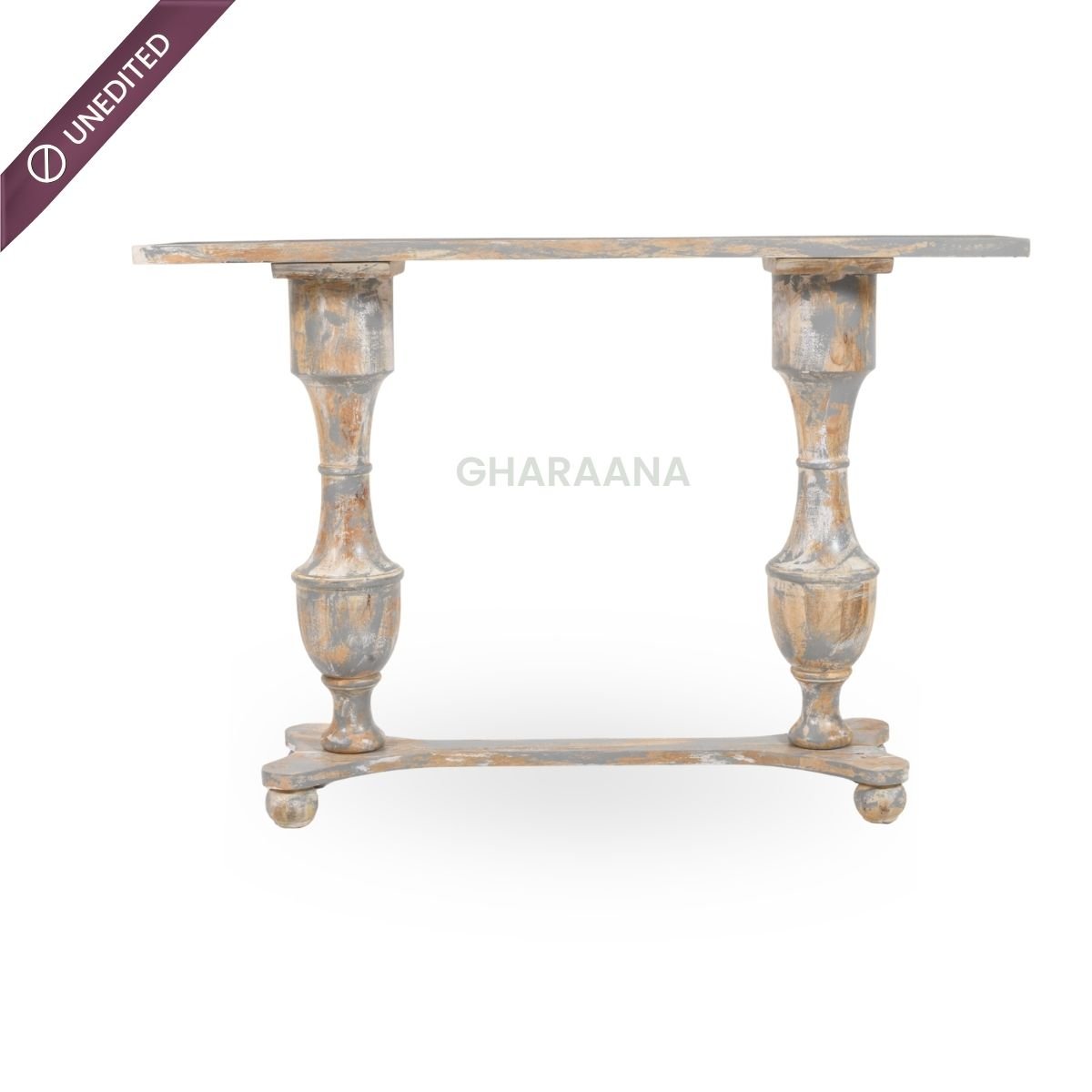 Ser Wooden Console Table - Console Tables - Gharaana