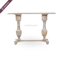 Ser Wooden Console Table - Console Tables - Gharaana