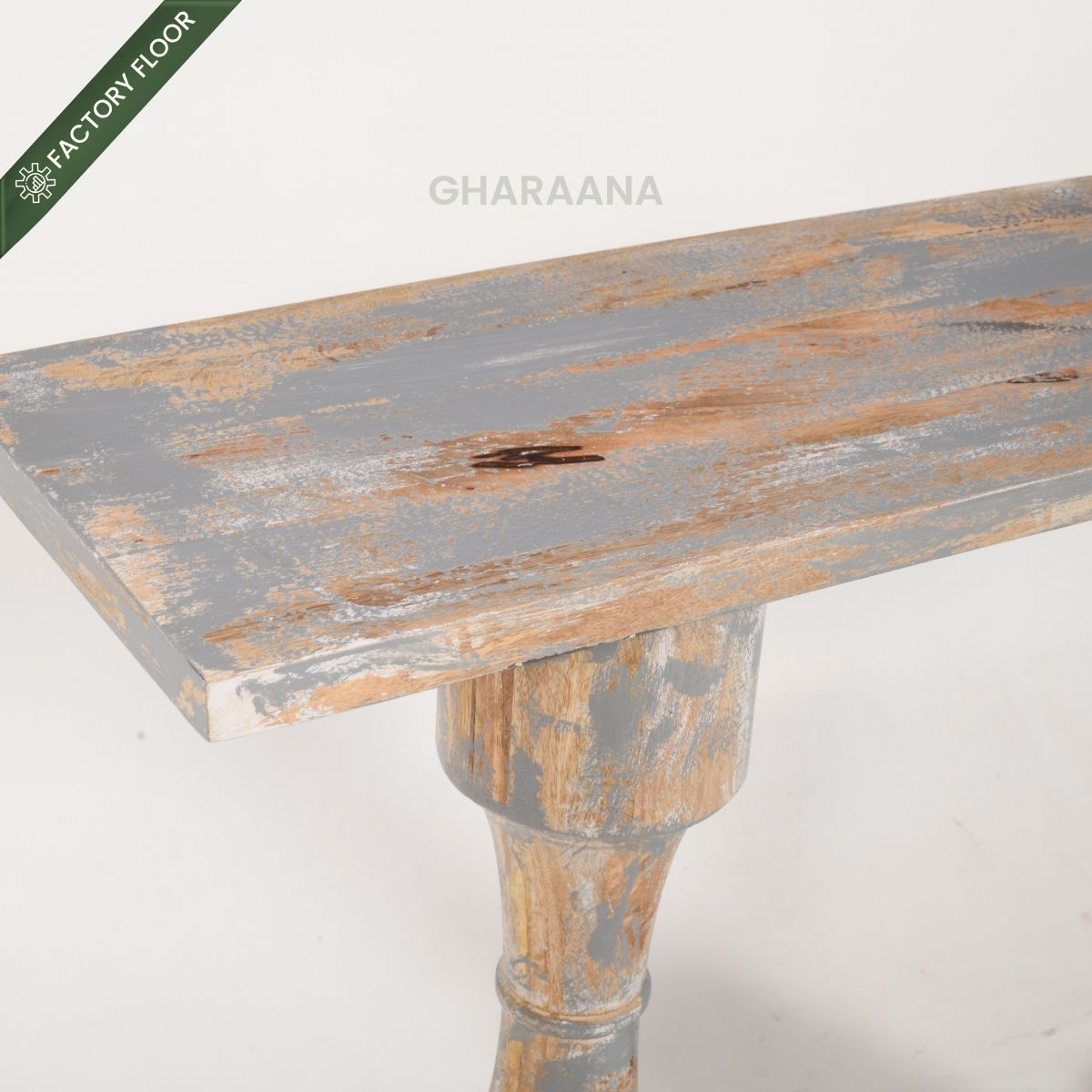 Ser Wooden Console Table - Console Tables - Gharaana