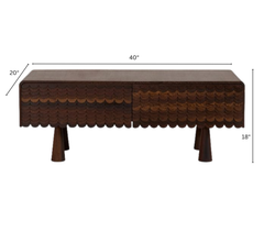 Rumi Wooden Centre Table