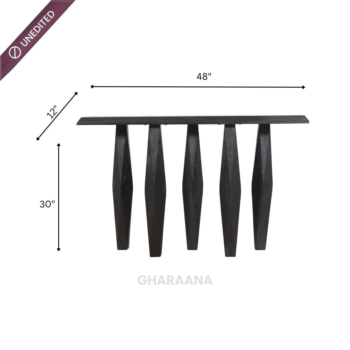 Magnum Wooden Console Table - Console Tables - Gharaana