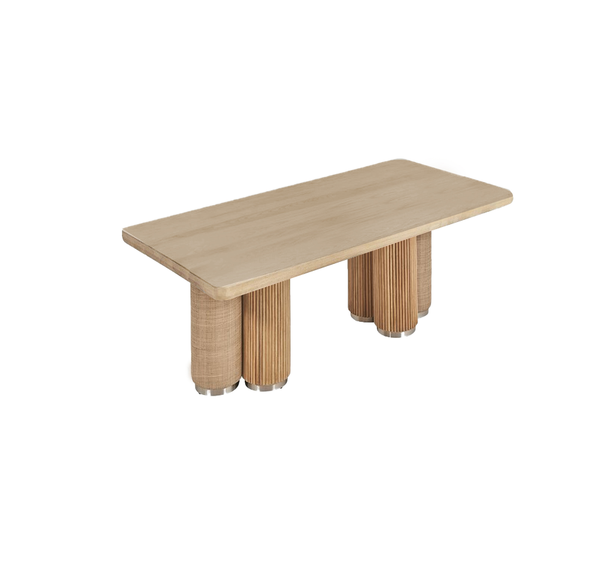 Raha Wooden Dining Table Set