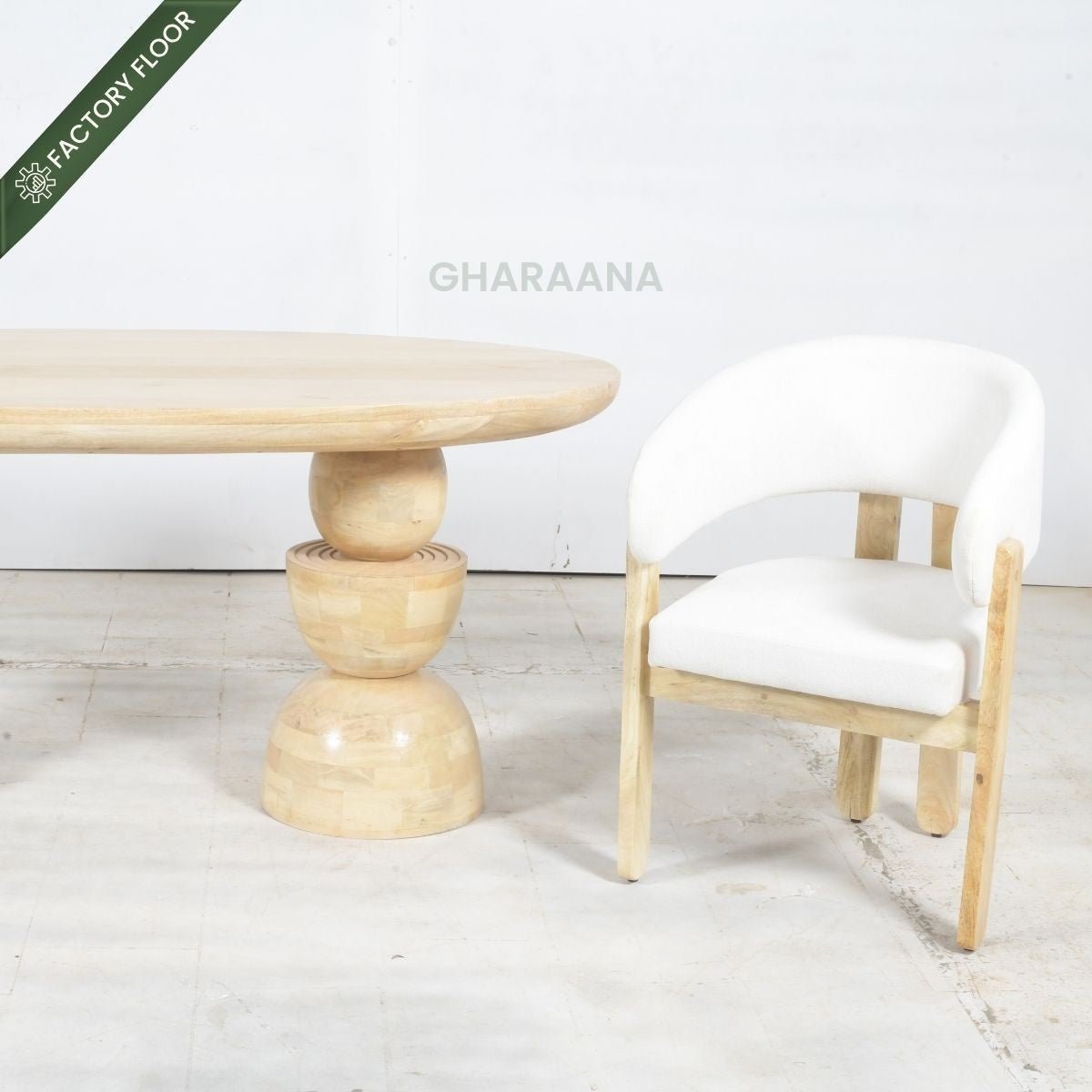 Somany Wooden Dining Table Set - Dining Set - Gharaana
