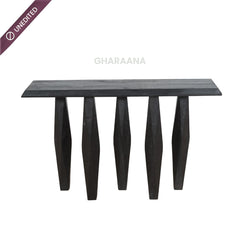 Magnum Wooden Console Table - Console Tables - Gharaana