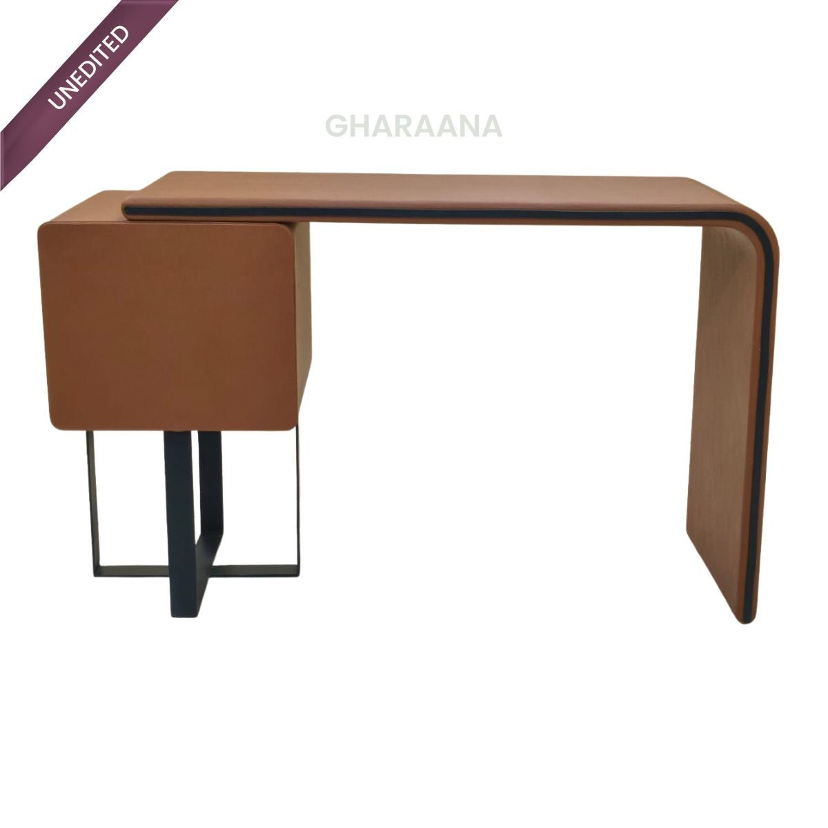 Sia Wooden Home Office Desk - Office Desk - Gharaana
