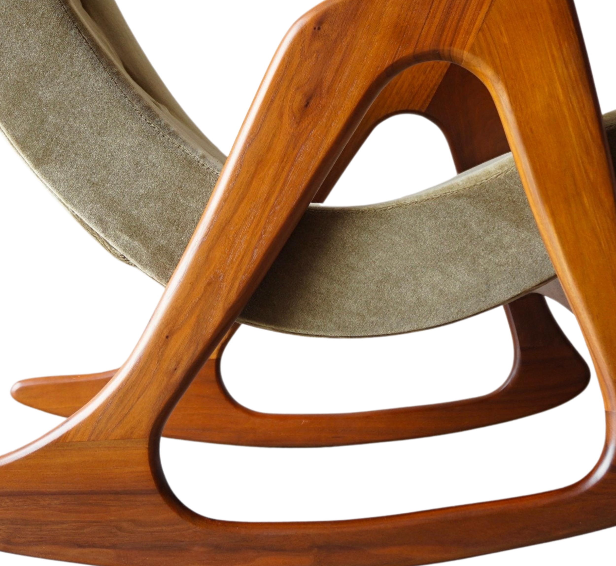 Fiona Suede Rocking Chair