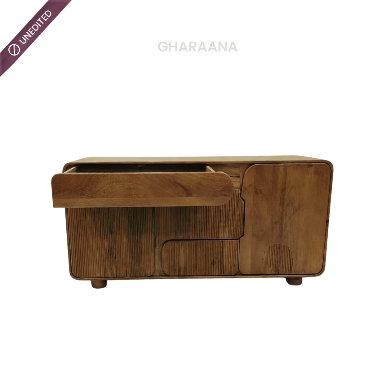 Sloan Wooden Storage Cabinet - Entertainment Centers & TV Stands - Gharaana