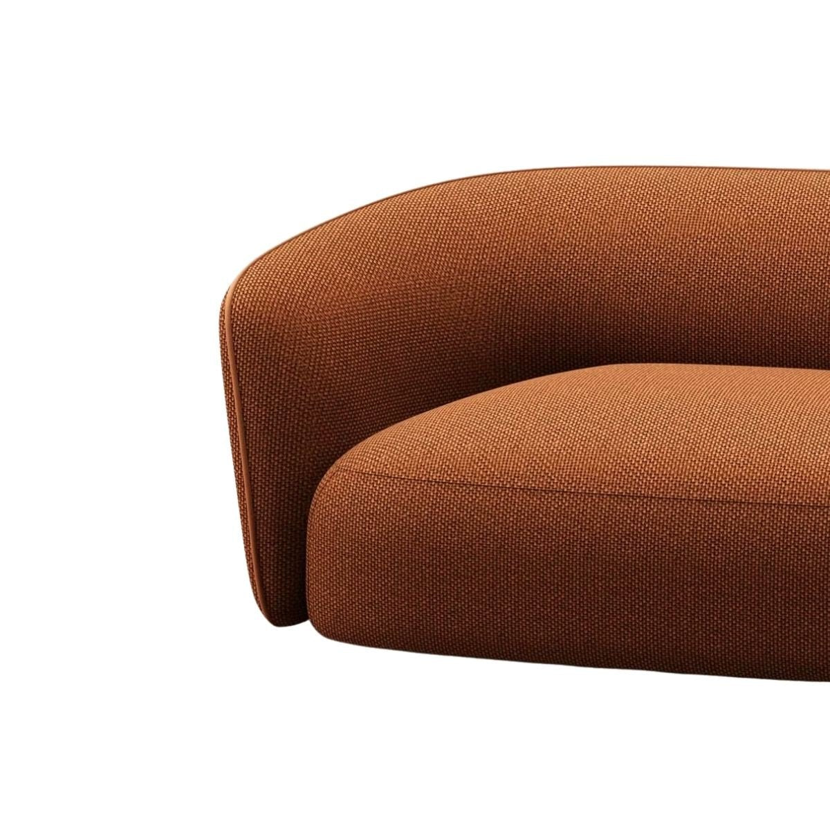 Reeva Custom Wooden Upholstered Leatherette Sofa - Sofas - Gharaana