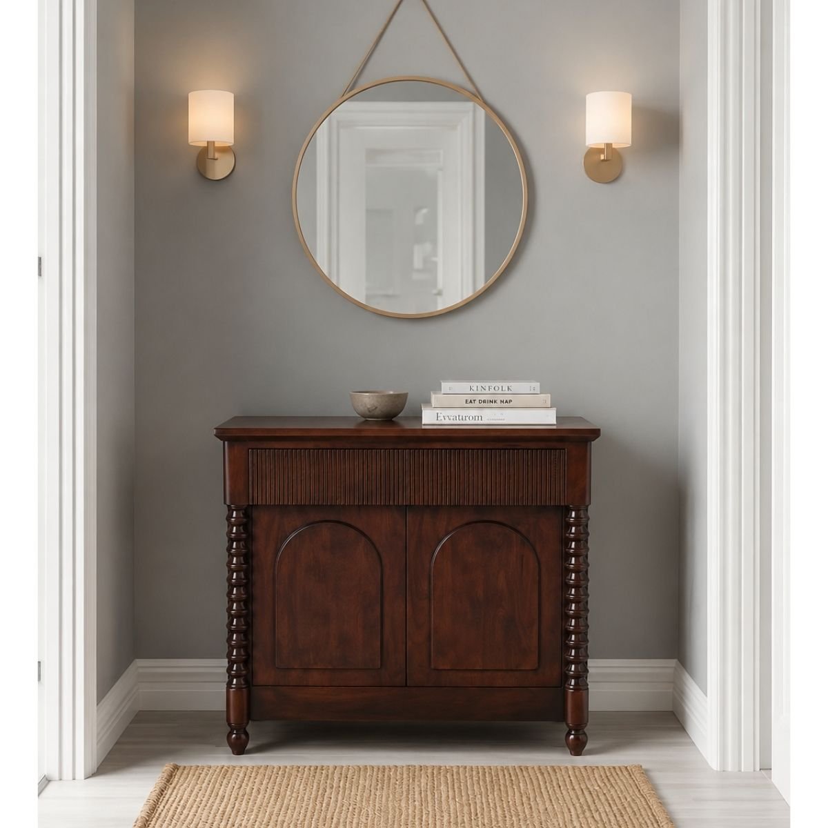 Kanak Wooden Console Table - Console Tables - Gharaana