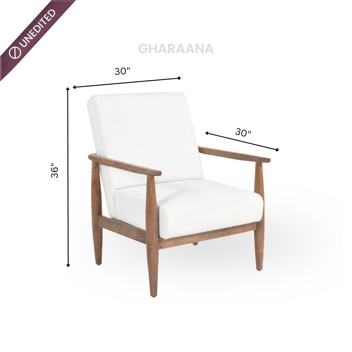 Kiyan Armchairs with Eve Side Table Combo - Armchairs - Gharaana