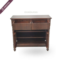Kanak Wooden Console Table - Console Tables - Gharaana