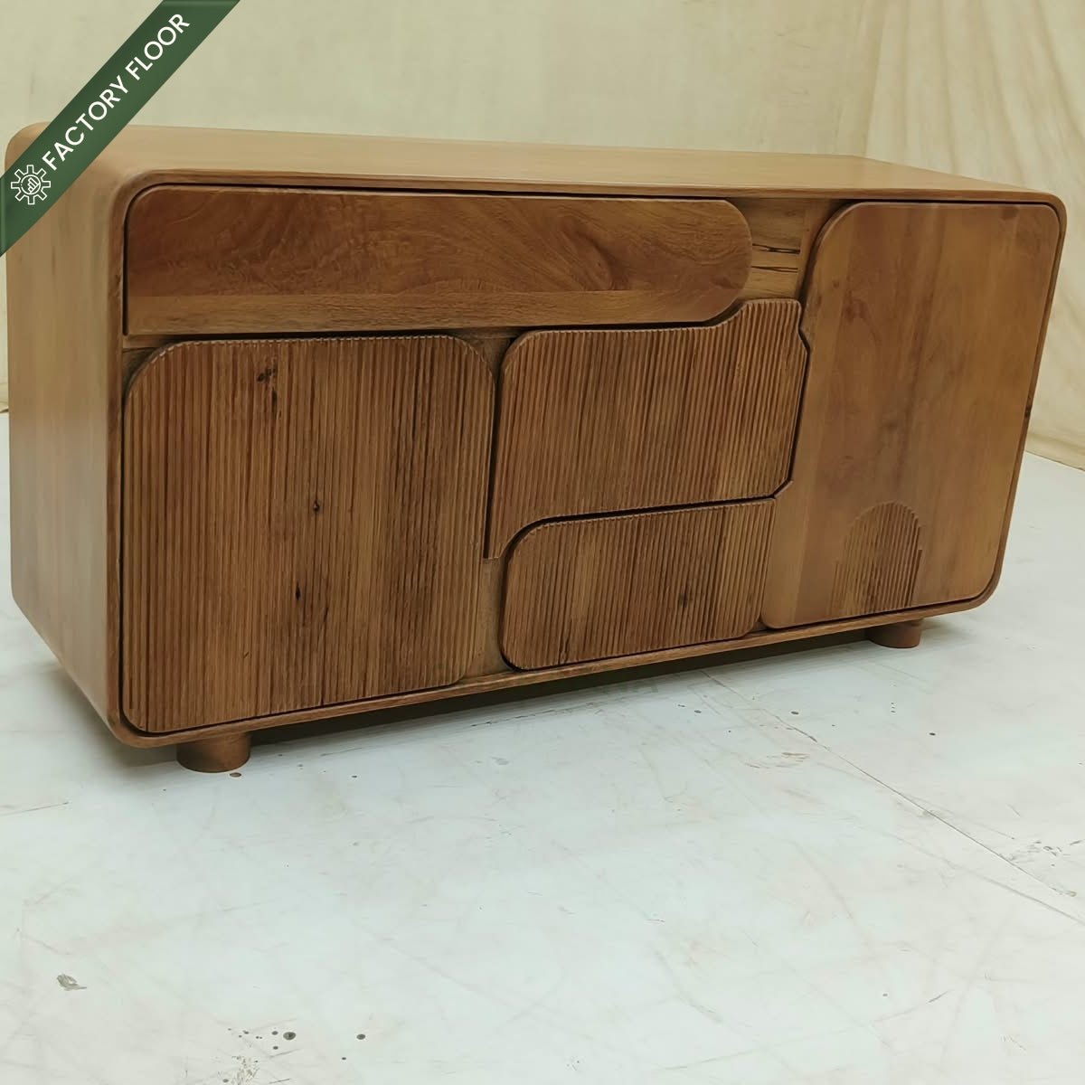 Sloan Wooden Storage Cabinet - Entertainment Centers & TV Stands - Gharaana