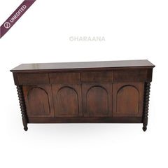 Kanak Wooden 70" Sideboard - Sideboards - Gharaana
