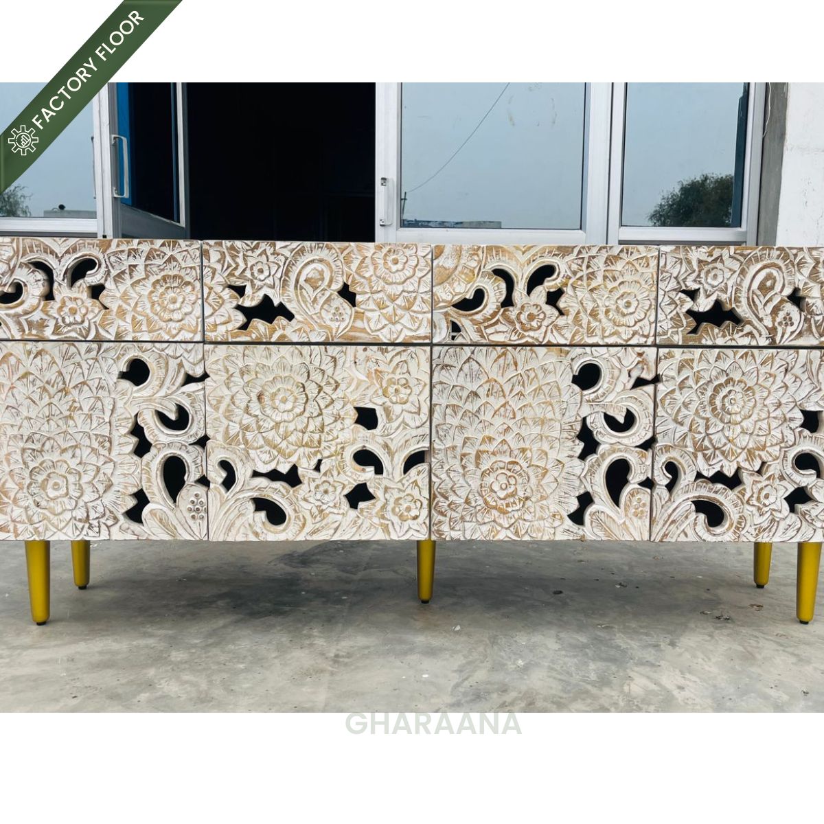 Ruchi Wooden 70" Sideboard - Sideboards - Gharaana