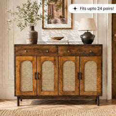 Tira Wooden Full Size Shoe Cabinet - Shoe Racks - Gharaana