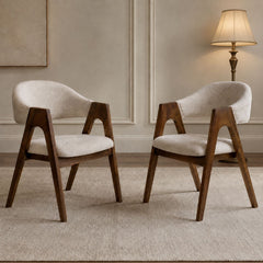 Ebony S/2 Dining Chairs - Dining Chairs - Gharaana