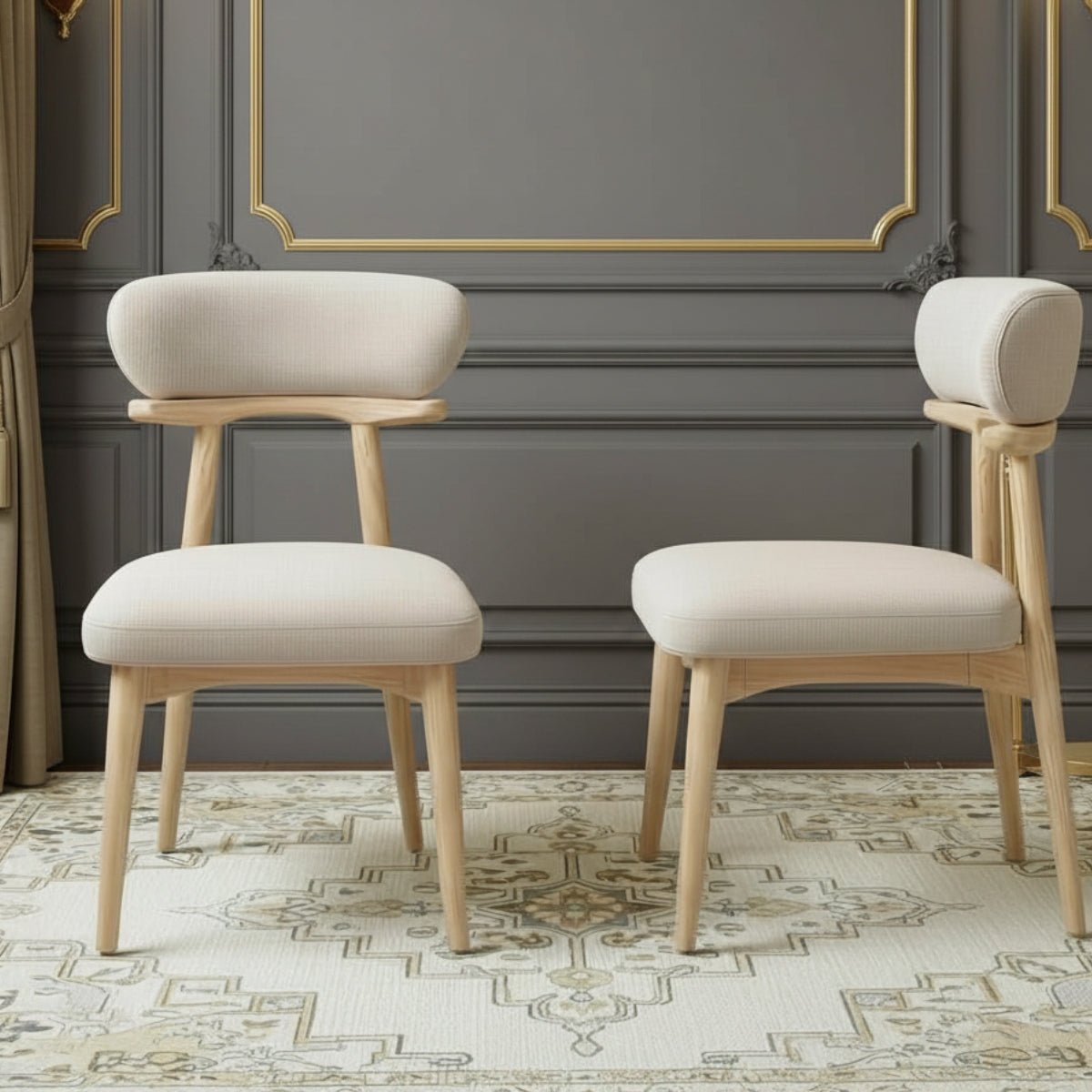 Amy S/2 Dining Chairs - Dining Chairs - Gharaana