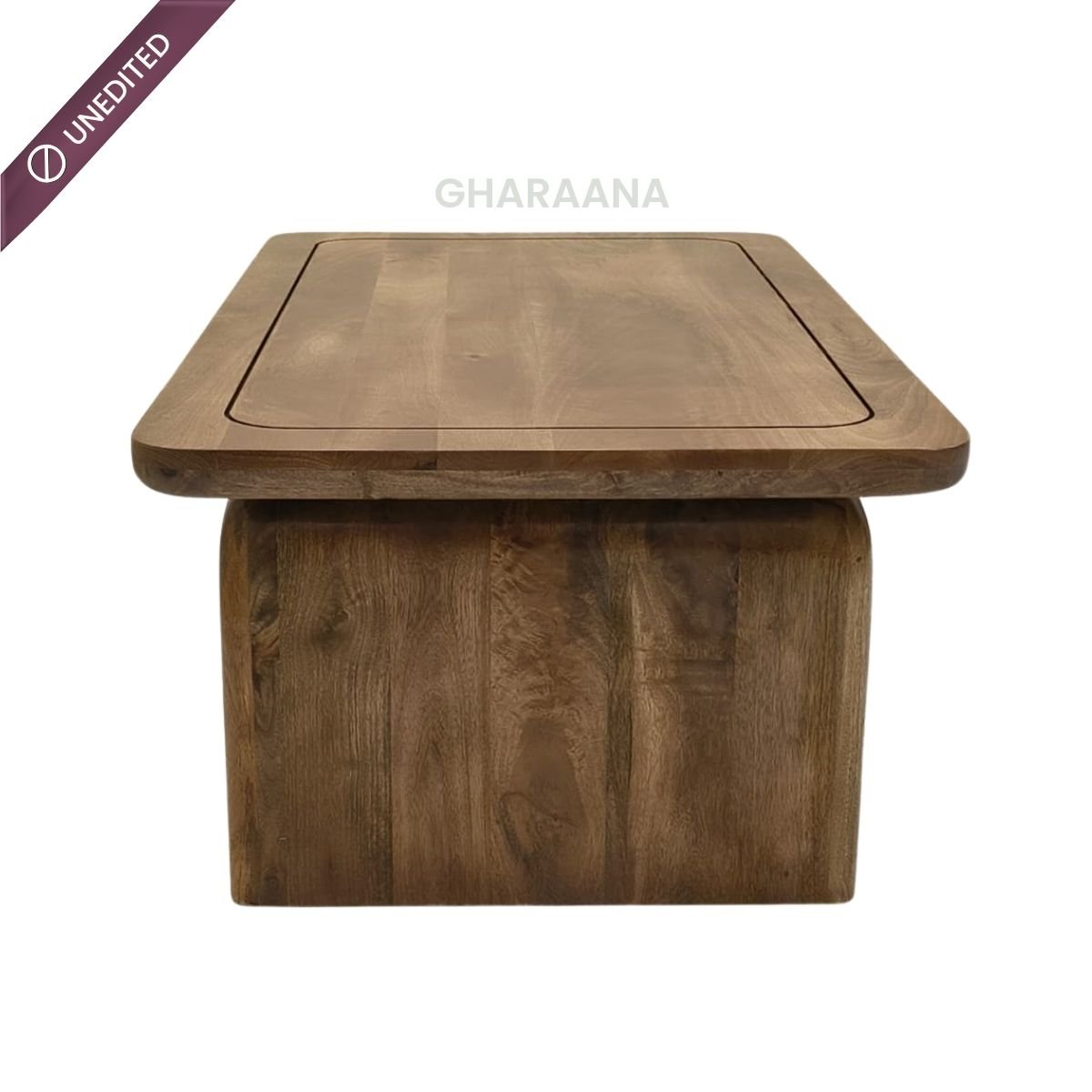 Jive Rectangular Top Solid Wood Center Table - Centre Tables - Gharaana